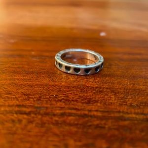 Hand made sterling silver ring. Size 6.